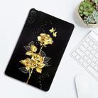 For Honor Pad X8a Color Painting Pattern Smart Tablet TPU Case(Golden Rose) - 3