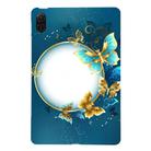 For Honor Pad X8a Color Painting Pattern Smart Tablet TPU Case(Butterfly Circle) - 1