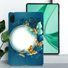 For Honor Pad X8a Color Painting Pattern Smart Tablet TPU Case(Butterfly Circle) - 2