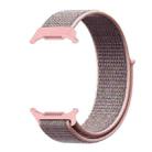 For Samsung Galaxy Watch Ultra 47mm Plastic Connector Nylon Loop Watch Band(Pink Sand) - 2