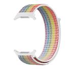 For Samsung Galaxy Watch Ultra 47mm Plastic Connector Nylon Loop Watch Band(Colorful) - 2