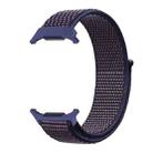 For Samsung Galaxy Watch Ultra 47mm Plastic Connector Nylon Loop Watch Band(Indigo Blue) - 2