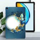 For Huawei MatePad SE Color Painting Pattern Smart Tablet TPU Case(Butterfly Circle) - 2