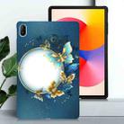 For Huawei MatePad SE 11 2024 Color Painting Pattern Smart Tablet TPU Case(Butterfly Circle) - 2