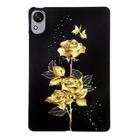 For Huawei MatePad 11.5 S Color Painting Pattern Smart Tablet TPU Case(Golden Rose) - 1