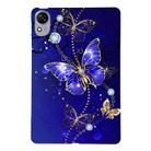 For Huawei MatePad 11.5 S Color Painting Pattern Smart Tablet TPU Case(Blue Butterfly) - 1