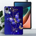 For Huawei MatePad 11.5 S Color Painting Pattern Smart Tablet TPU Case(Blue Butterfly) - 2