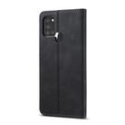 For Samsung Galaxy A21s LC.IMEEKE LC-002 Series Skin Hand Feeling PU + TPU Horizontal Flip Leather Case with Holder & Card Slot & Wallet(Black) - 3