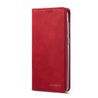 For Samsung Galaxy A21s LC.IMEEKE LC-002 Series Skin Hand Feeling PU + TPU Horizontal Flip Leather Case with Holder & Card Slot & Wallet(Red) - 2