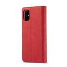 For Samsung Galaxy A41 LC.IMEEKE LC-002 Series Skin Hand Feeling PU + TPU Horizontal Flip Leather Case with Holder & Card Slot & Wallet(Red) - 2