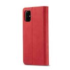 For Samsung Galaxy A41 LC.IMEEKE LC-002 Series Skin Hand Feeling PU + TPU Horizontal Flip Leather Case with Holder & Card Slot & Wallet(Red) - 2