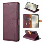 For OPPO A2 Pro N.BEKUS CSJ-P1 Solid Color Leather Phone Case(Wine Red) - 1