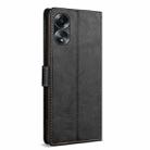 For OPPO A78 5G N.BEKUS CSJ-P1 Solid Color Leather Phone Case(Black) - 3