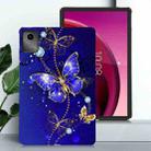 For Lenovo Tab M11 / Xiaoxin Pad 2024 Color Painting Pattern Smart Tablet TPU Case(Blue Butterfly) - 2