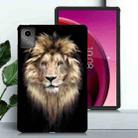 For Lenovo Tab M11 / Xiaoxin Pad 2024 Color Painting Pattern Smart Tablet TPU Case(Lion) - 2