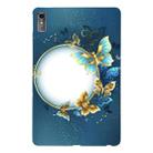 For Lenovo Tab M10 5G 2023 Color Painting Pattern Smart Tablet TPU Case(Butterfly Circle) - 1