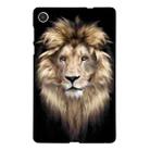 For Lenovo Tab M8 4th Gen Color Painting Pattern Smart Tablet TPU Case(Lion) - 1