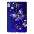 For Lenovo Tab P11 Gen 2 Color Painting Pattern Smart Tablet TPU Case(Blue Butterfly) - 1