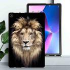 For Lenovo Tab M10 3rd Gen Color Painting Pattern Smart Tablet TPU Case(Lion) - 2