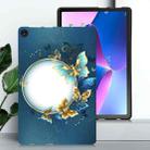 For Lenovo Tab M10 3rd Gen Color Painting Pattern Smart Tablet TPU Case(Butterfly Circle) - 2