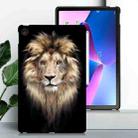 For Lenovo Tab M10 Plus 3rd Gen Color Painting Pattern Smart Tablet TPU Case(Lion) - 2