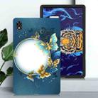 For Lenovo Legion Y700 Color Painting Pattern Smart Tablet TPU Case(Butterfly Circle) - 2