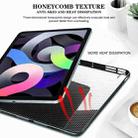 For Lenovo Xiaoxin Pad Plus 2021  Golden Rose Pattern Smart Tablet TPU Case(Black) - 3