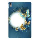 For Lenovo Xiaoxin Pad Plus 2021  Color Painting Pattern Smart Tablet TPU Case(Butterfly Circle) - 1