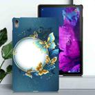 For Lenovo Xiaoxin Pad Plus 2021  Color Painting Pattern Smart Tablet TPU Case(Butterfly Circle) - 2