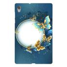 For Lenovo Tab M10 HD Gen 2 Color Painting Pattern Smart Tablet TPU Case(Butterfly Circle) - 1