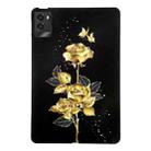 For Lenovo Legion Y700 2025 Color Painting Pattern Smart Tablet TPU Case(Golden Rose) - 1