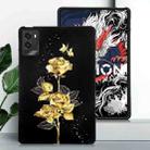 For Lenovo Legion Y700 2025 Color Painting Pattern Smart Tablet TPU Case(Golden Rose) - 2