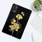 For Lenovo Legion Y700 2025 Color Painting Pattern Smart Tablet TPU Case(Golden Rose) - 3