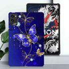 For Lenovo Legion Y700 2025 Color Painting Pattern Smart Tablet TPU Case(Blue Butterfly) - 2