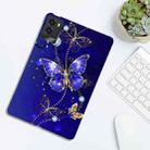 For Lenovo Legion Y700 2025 Color Painting Pattern Smart Tablet TPU Case(Blue Butterfly) - 3