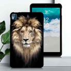 For Nokia T10 Color Painting Pattern Smart Tablet TPU Case(Lion) - 2