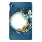 For Nokia T10 Color Painting Pattern Smart Tablet TPU Case(Butterfly Circle) - 1