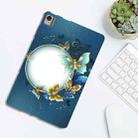 For Nokia T21 Color Painting Pattern Smart Tablet TPU Case(Butterfly Circle) - 3