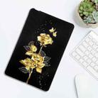 For Amazon Kindle Paperwhite 12th 2024 Color Painting Pattern Smart Tablet TPU Case(Golden Rose) - 3