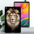 For Samsung Galaxy Tab A 10.1 (2019) Color Painting Pattern Smart Tablet TPU Case(Lion) - 2