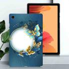 For Samsung Galaxy Tab A7 10.4 2020 Color Painting Pattern Smart Tablet TPU Case(Butterfly Circle) - 2