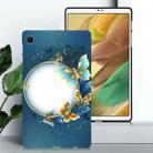 For Samsung Galaxy Tab A7 Lite Color Painting Pattern Smart Tablet TPU Case(Butterfly Circle) - 2