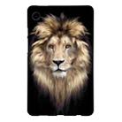 For Samsung Galaxy Tab A9 Color Painting Pattern Smart Tablet TPU Case(Lion) - 1
