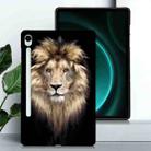For Samsung Galaxy Tab S9 / S9 FE Color Painting Pattern Smart Tablet TPU Case(Lion) - 2