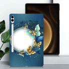 For Samsung Galaxy Tab S9+ / S9 FE+ Color Painting Pattern Smart Tablet TPU Case(Butterfly Circle) - 2