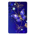 For Samsung Galaxy Tab A 8.0 2019 Color Painting Pattern Smart Tablet TPU Case(Blue Butterfly) - 1