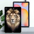 For Samsung Galaxy Tab S6 Lite 2024 / 2022 Color Painting Pattern Smart Tablet TPU Case(Lion) - 2