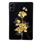 For Redmi Pad 10.61 Color Painting Pattern Smart Tablet TPU Case(Golden Rose) - 1