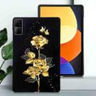 For Redmi Pad 10.61 Color Painting Pattern Smart Tablet TPU Case(Golden Rose) - 2