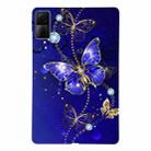 For Redmi Pad 10.61 Color Painting Pattern Smart Tablet TPU Case(Blue Butterfly) - 1